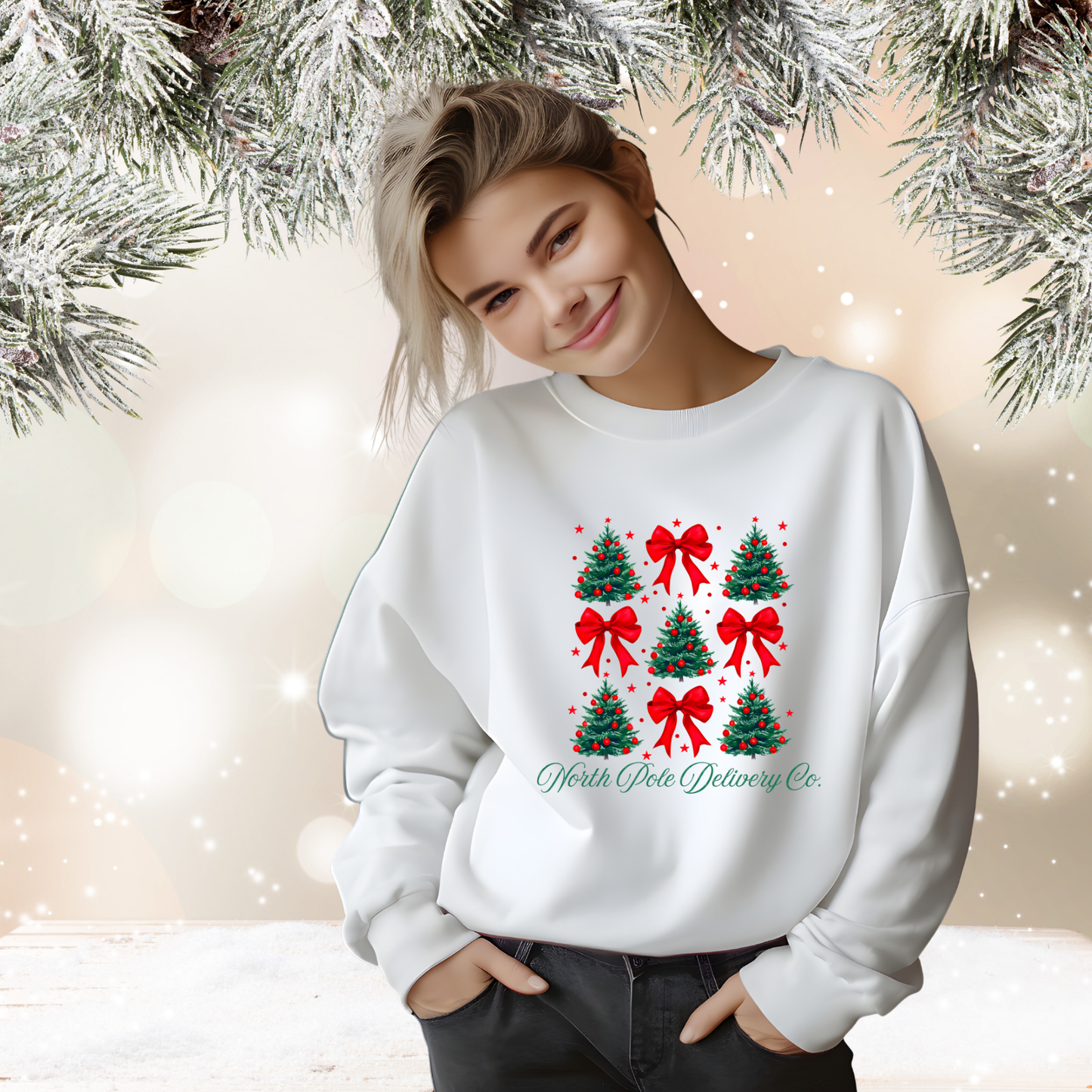 North Pole Delivery Co. Crewneck Sweatshirt