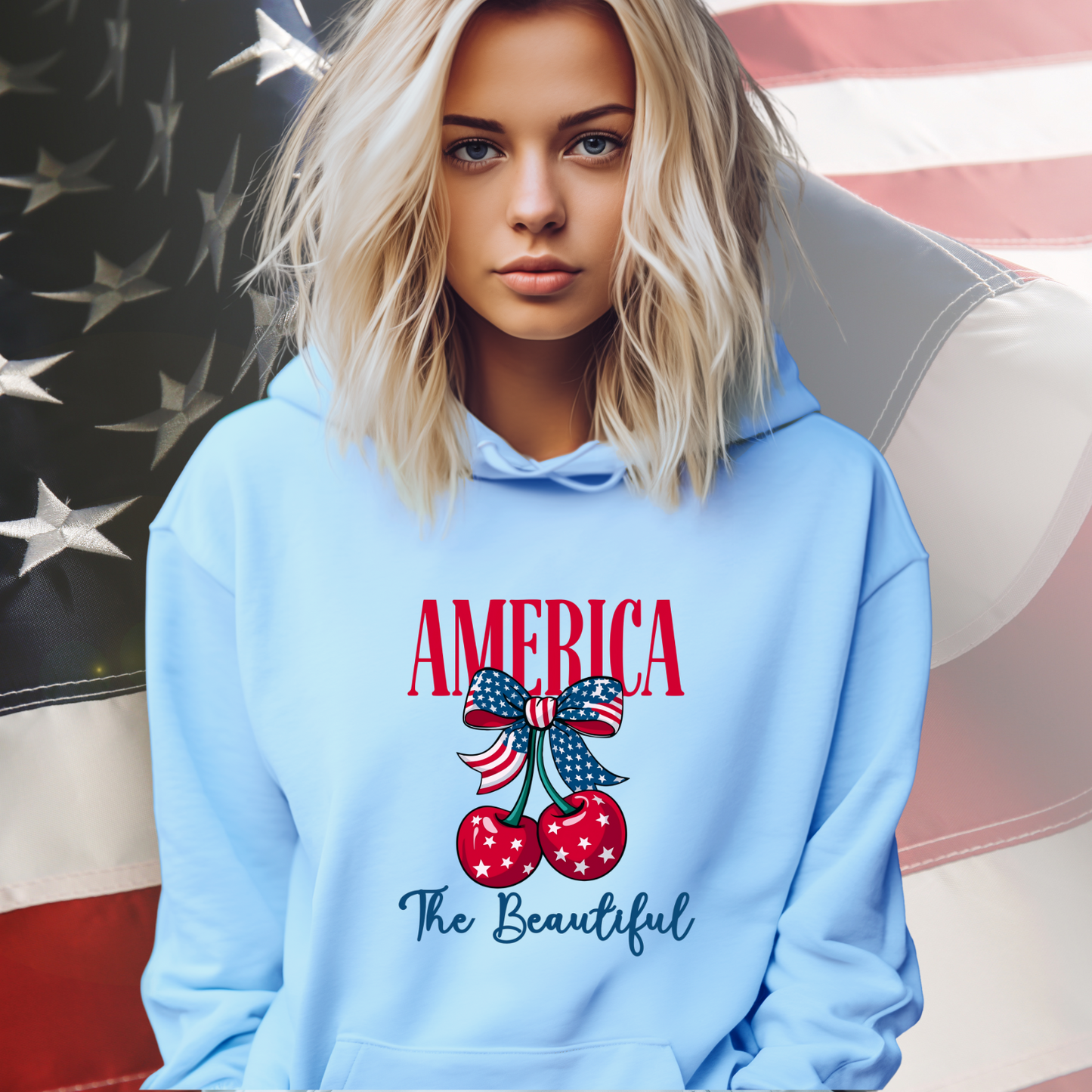 America The Beautiful Pullover Hoodie