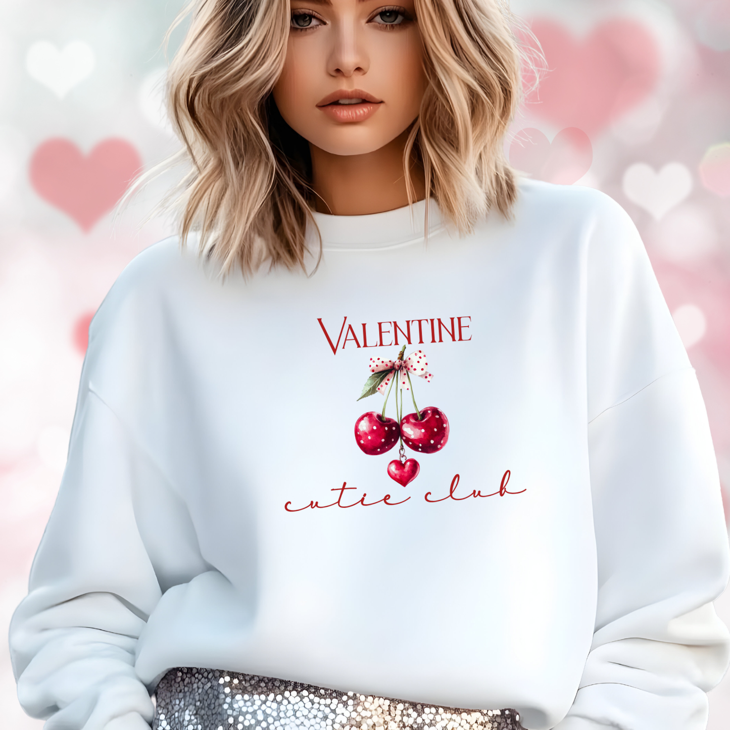 Valentine Cutie Club Crewneck Sweatshirt