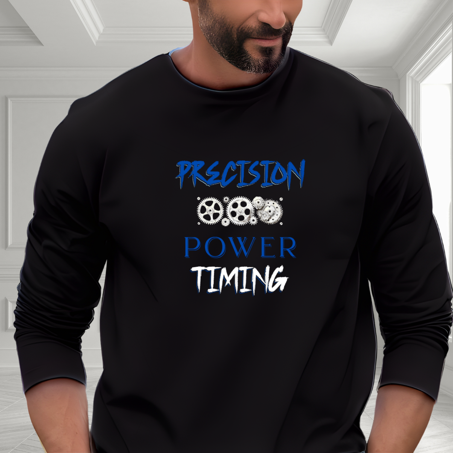 Precision, Power, Timing Long Sleeve Tee