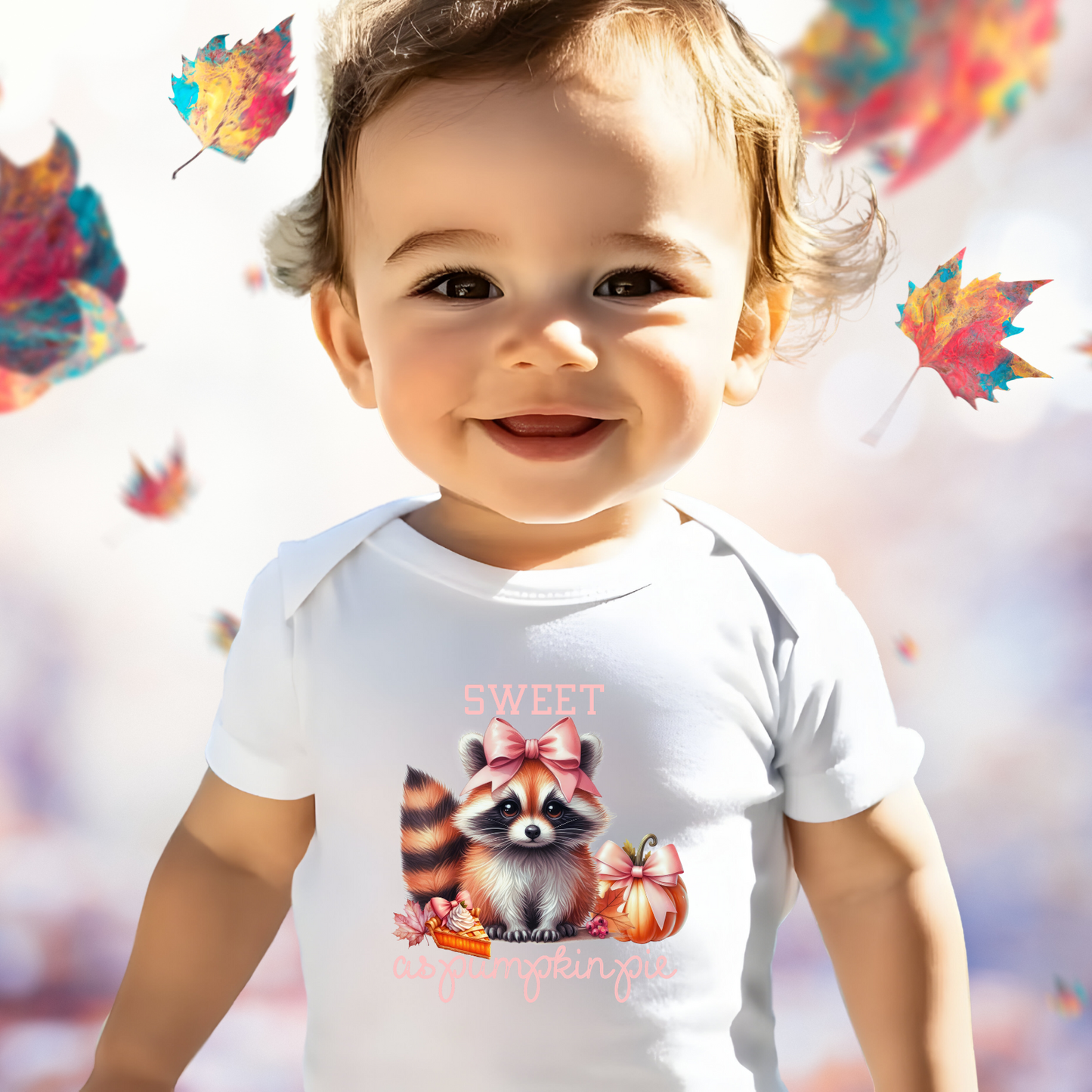 Sweet As Pumpkin Pie Infant Short Sleeve Onesie