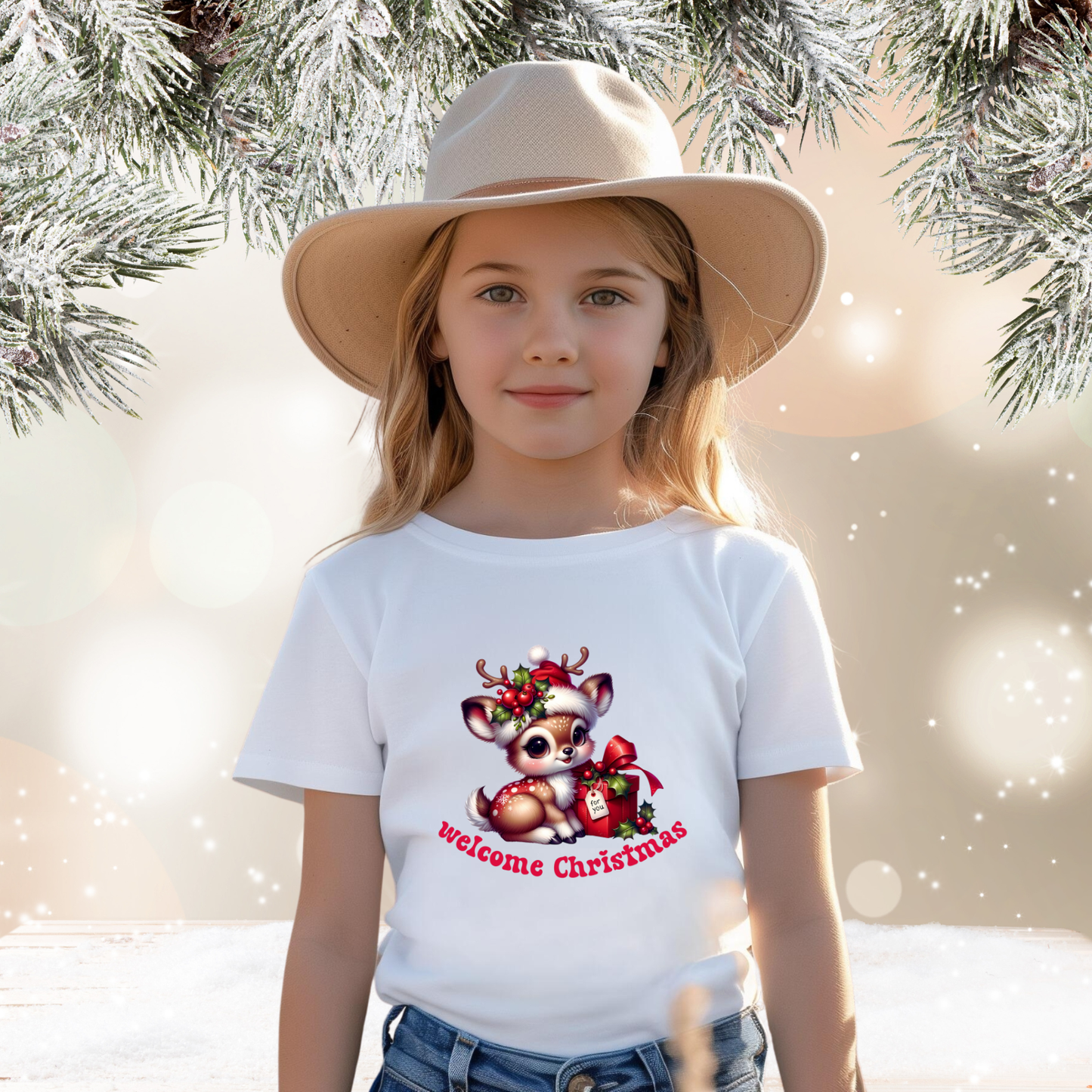 Welcome Christmas Kids T-Shirt