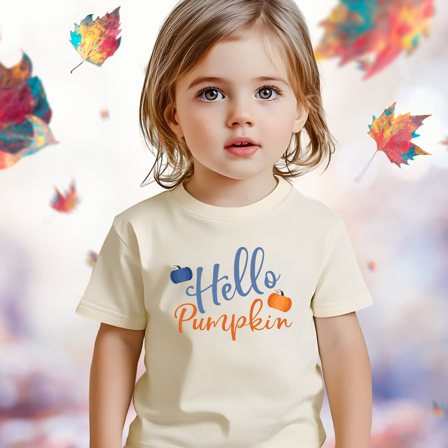 Hello Pumpkin Kid’s T-Shirt