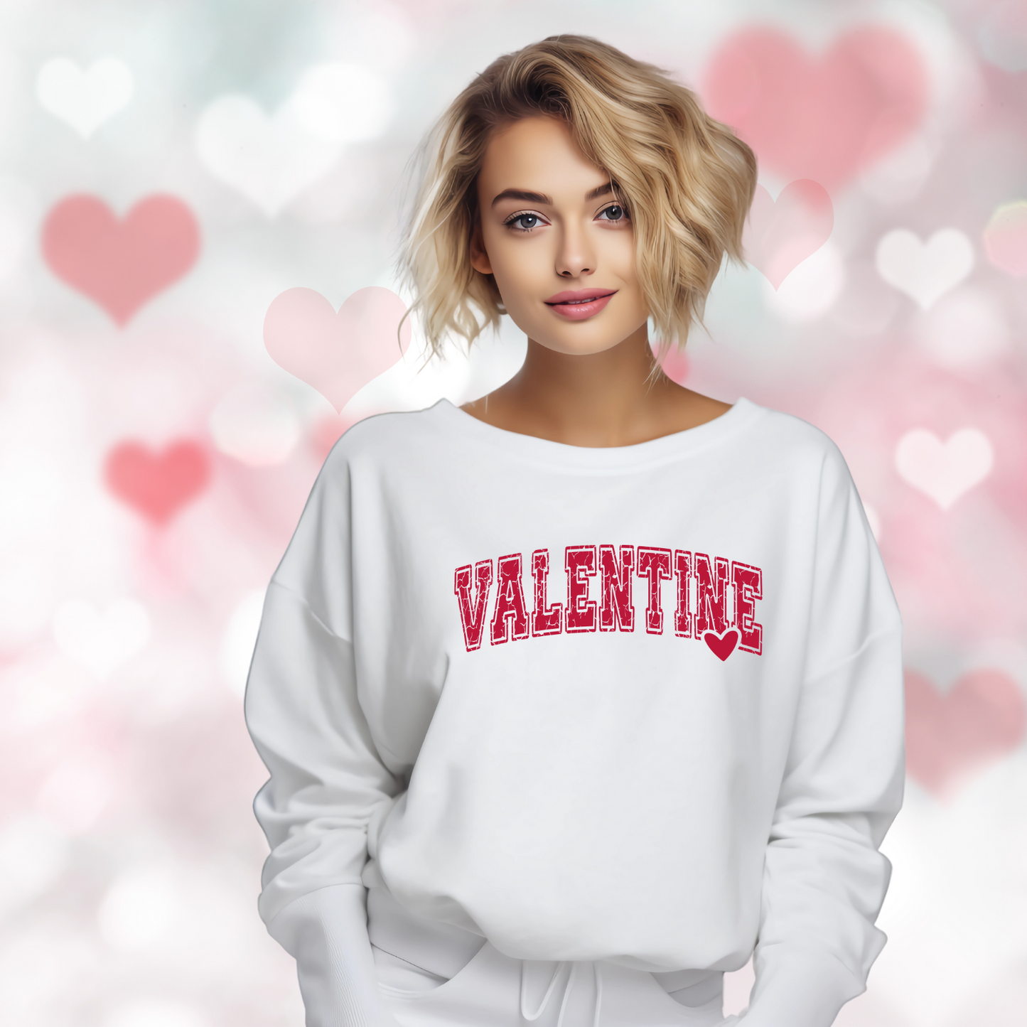 Varsity Valentine Crewneck Sweatshirt