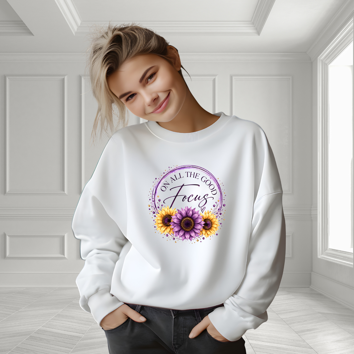Focus on All the Good Crewneck Sweatshirt