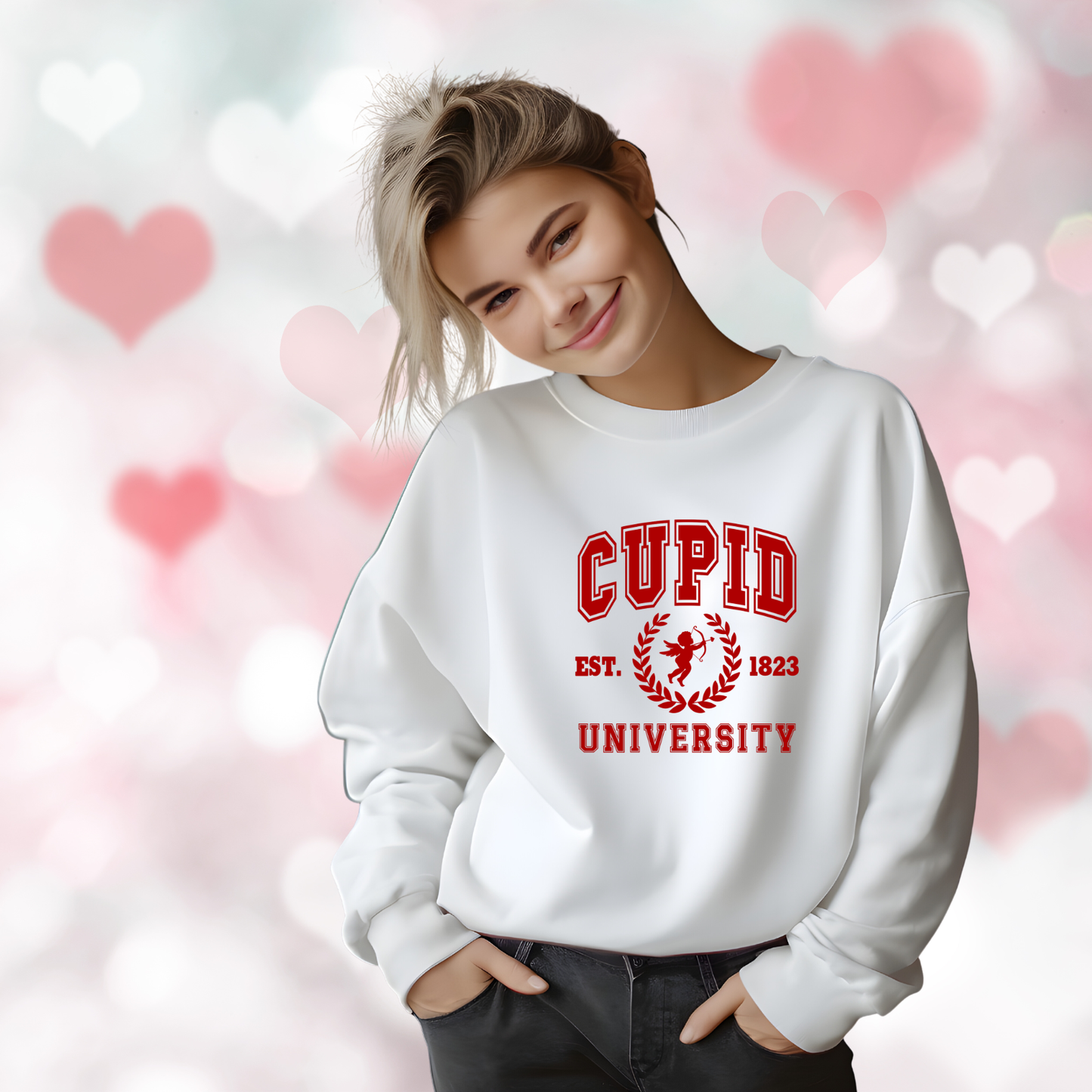 Cupid University Crewneck Sweatshirt