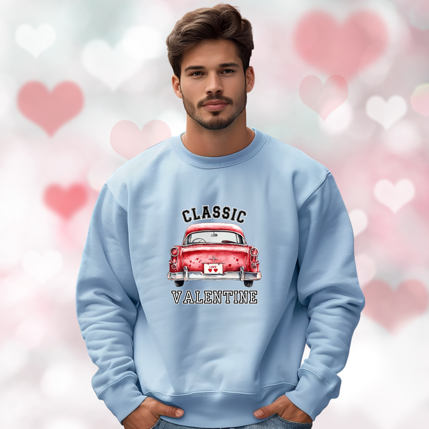 Classic Valentine Crewneck Sweatshirt