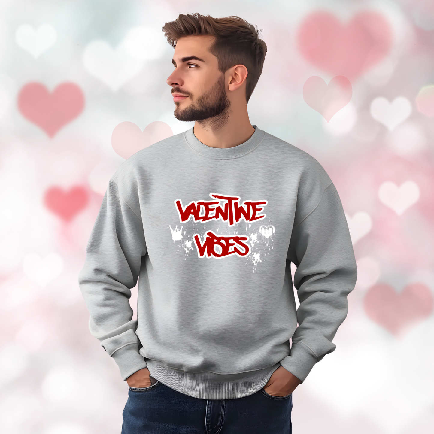 Valentine Vibes Crewneck Sweatshirt