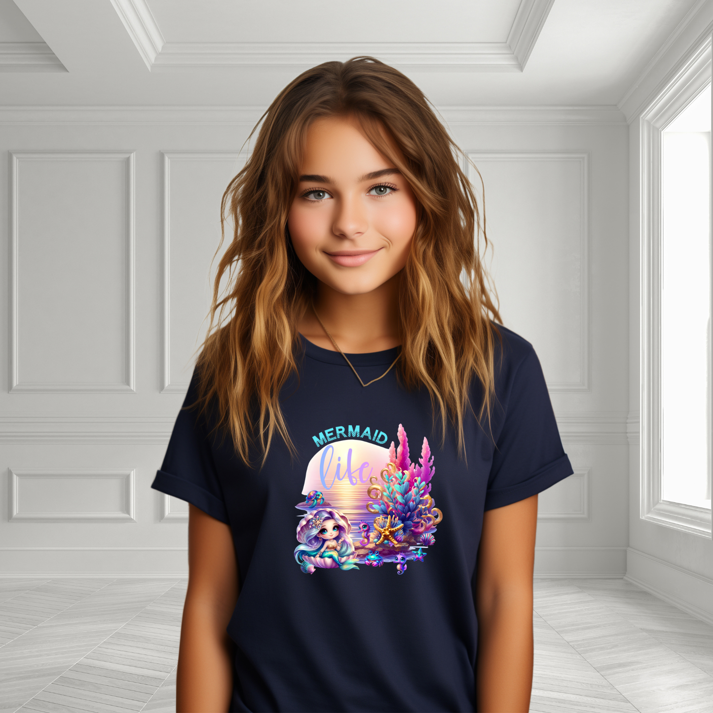 Mermaid Life Kid's T-Shirt