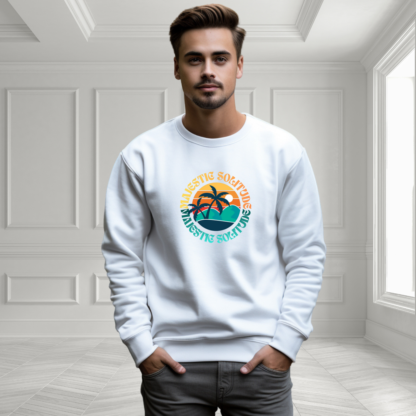 Majestic Solitude Crewneck Sweatshirt