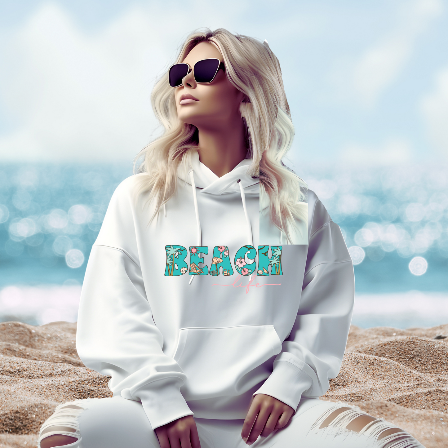 Beach Life Pullover Hoodie