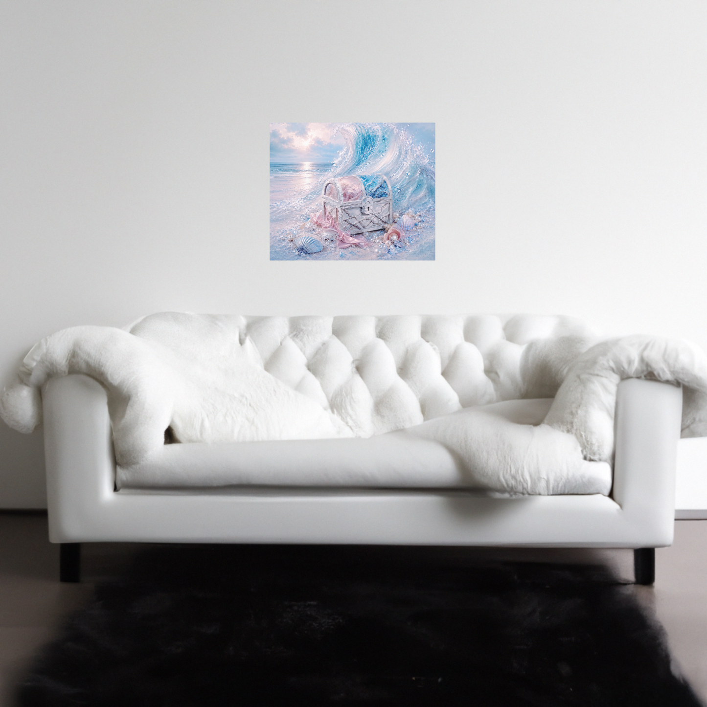 Pearlescent Treasure Canvas Wall Art