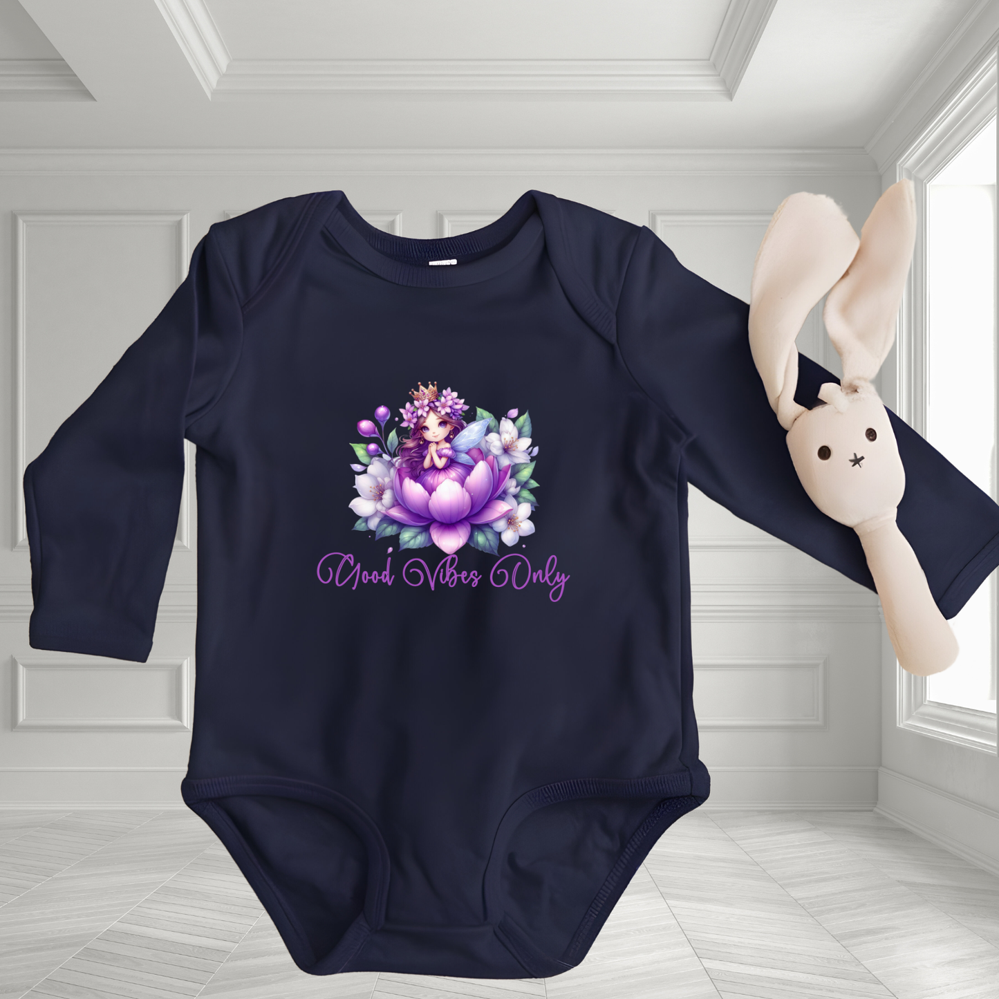Good Vibes Only Infant Long Sleeve Onesie