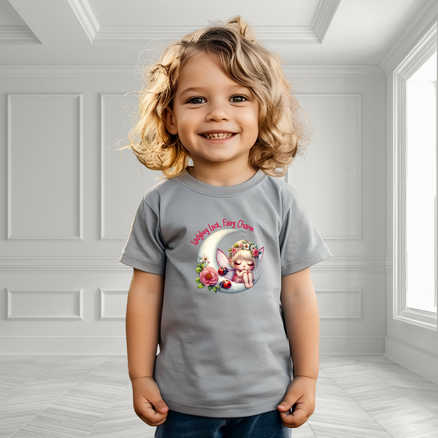 Ladybug Luck, Fairy Charm Toddler T-Shirt
