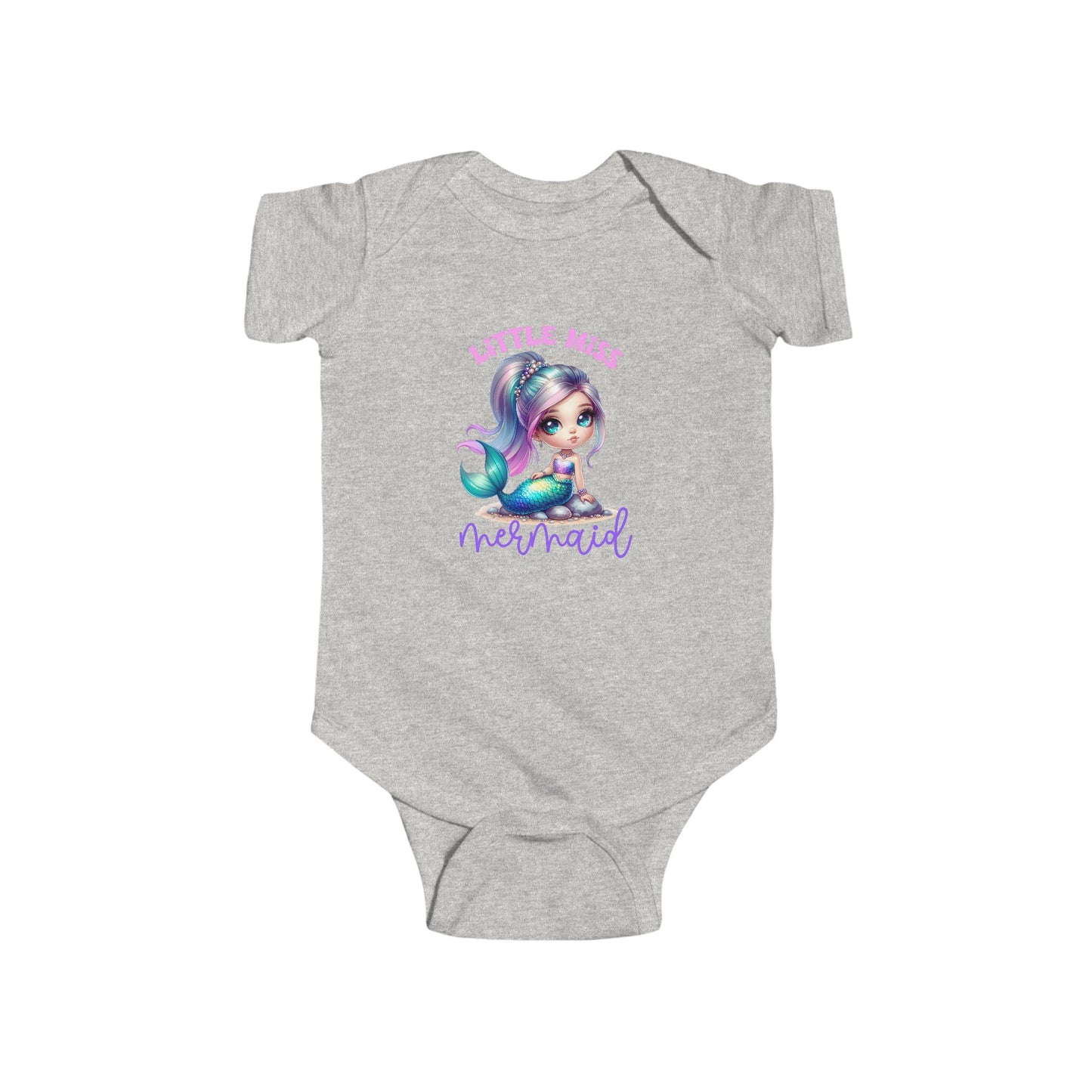 Little Miss Mermaid Infant Short Sleeve Onesie