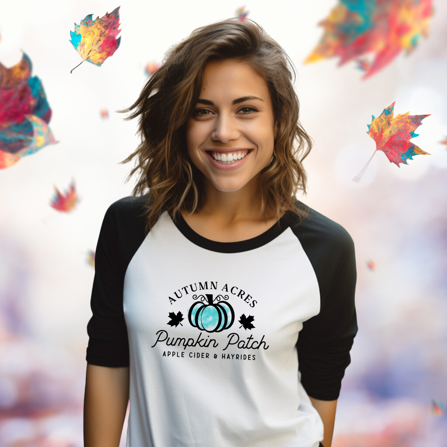 Pumpkin Patch Baseball Tee