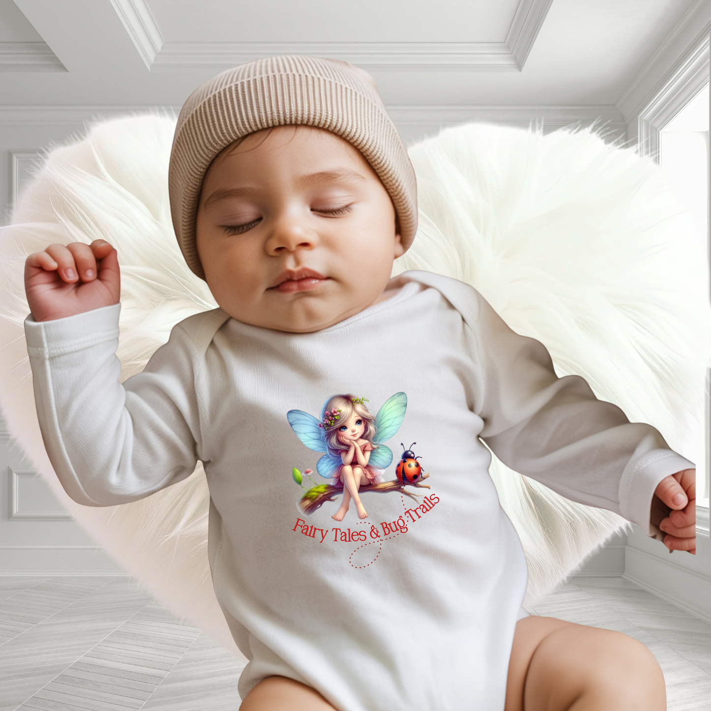 Fairy Tales & Bug Trails Infant Long Sleeve Onesie
