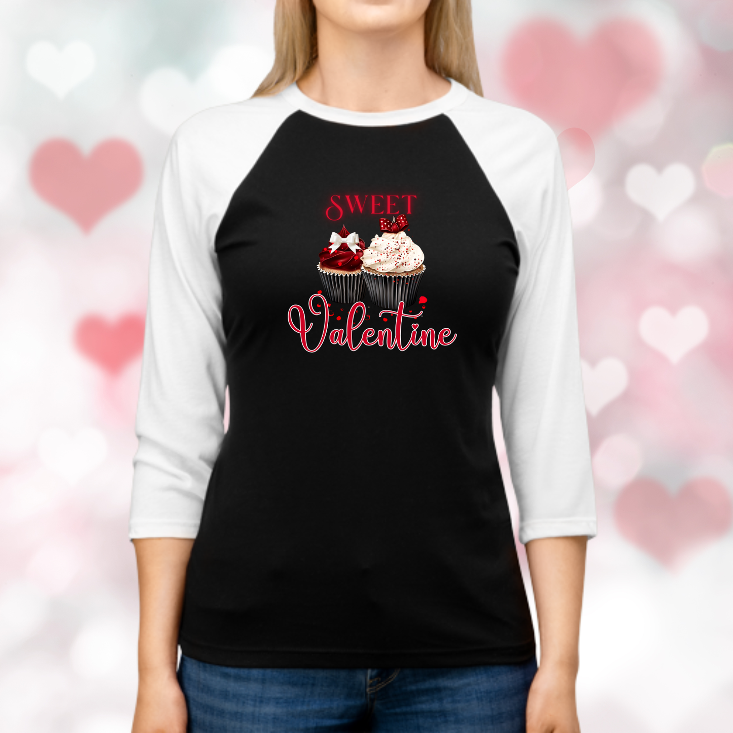 Sweet Valentine Baseball Tee