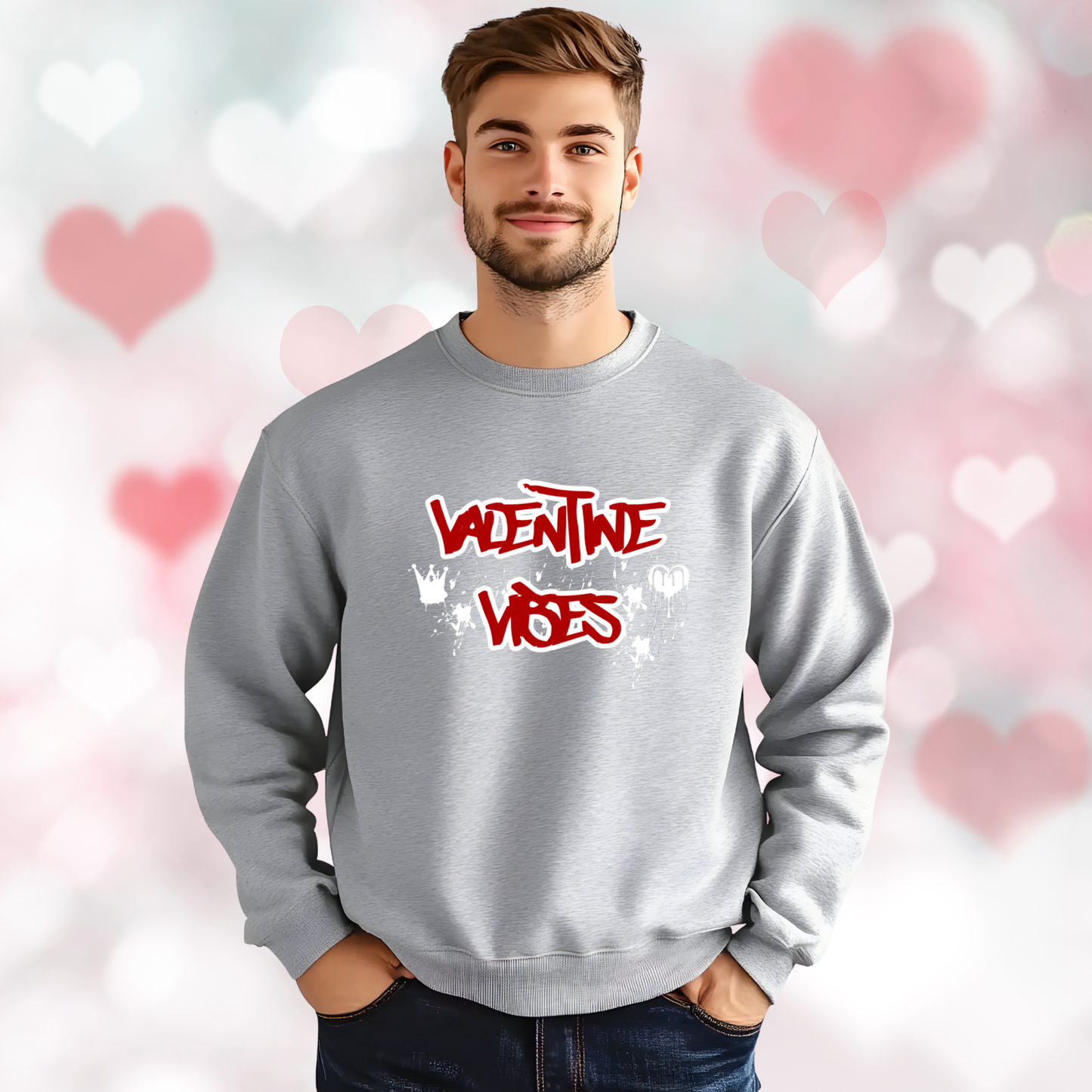 Valentine Vibes Crewneck Sweatshirt