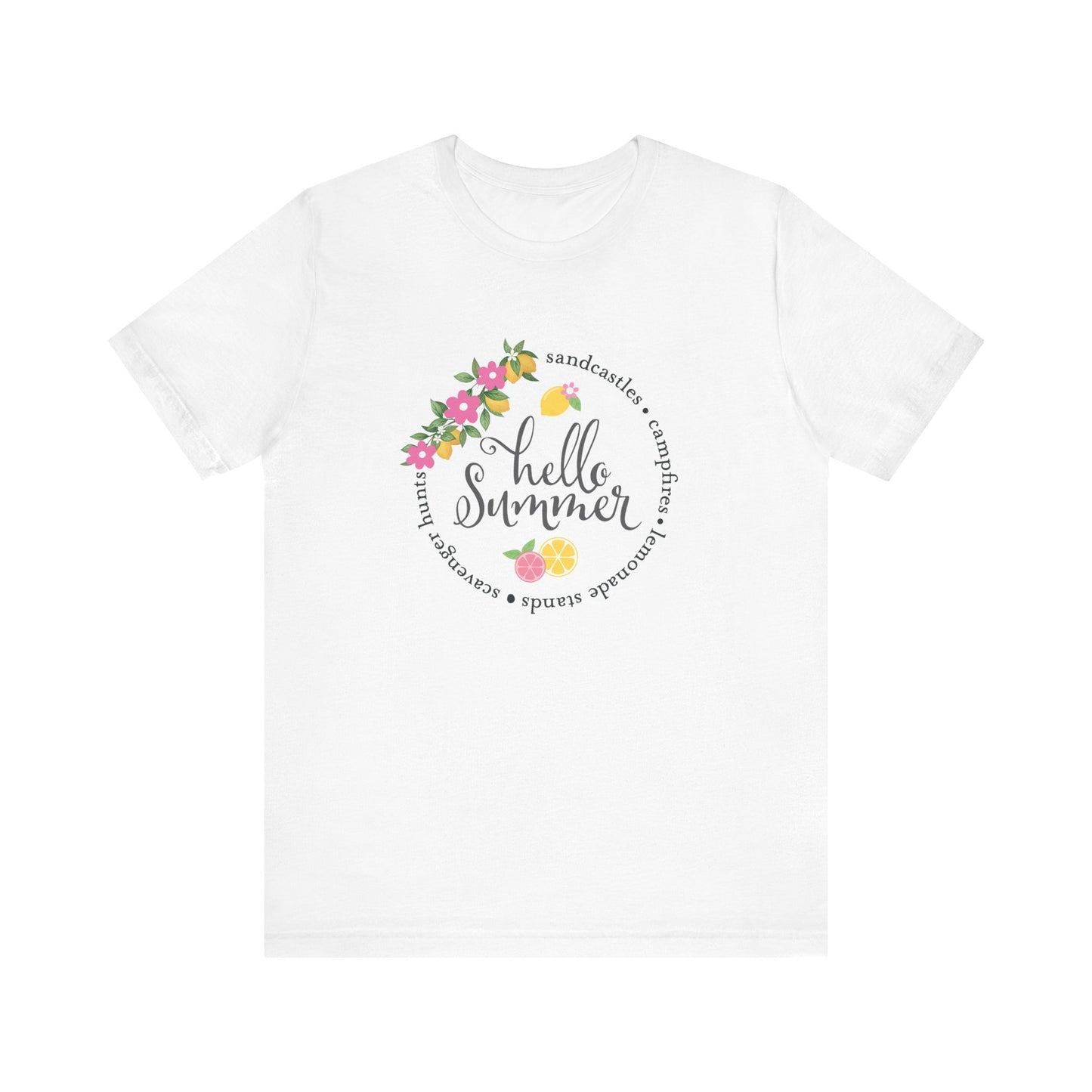 Hello Summer Sandcastles T-Shirt