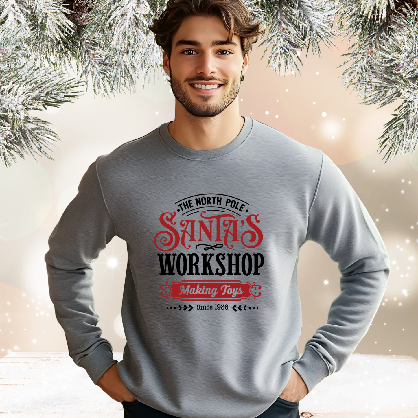 Santa's Workshop Crewneck Sweatshirt