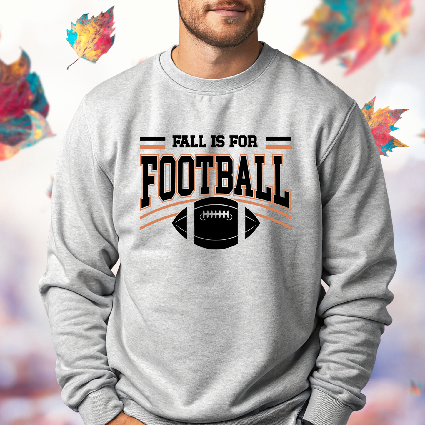 Fall Is For Football Crewneck Sweatshirt