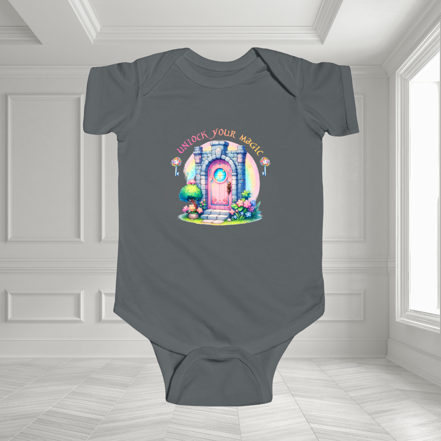 Unlock Your Magic Infant Short Sleeve Onesie