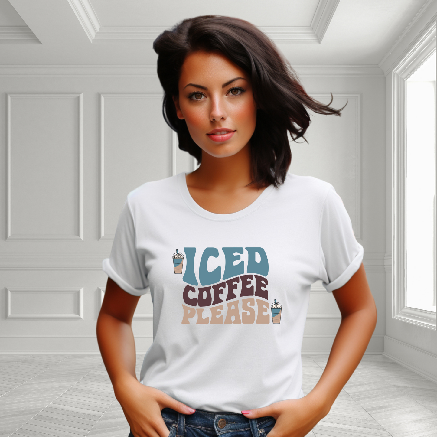 Iced Coffee Please T-Shirt