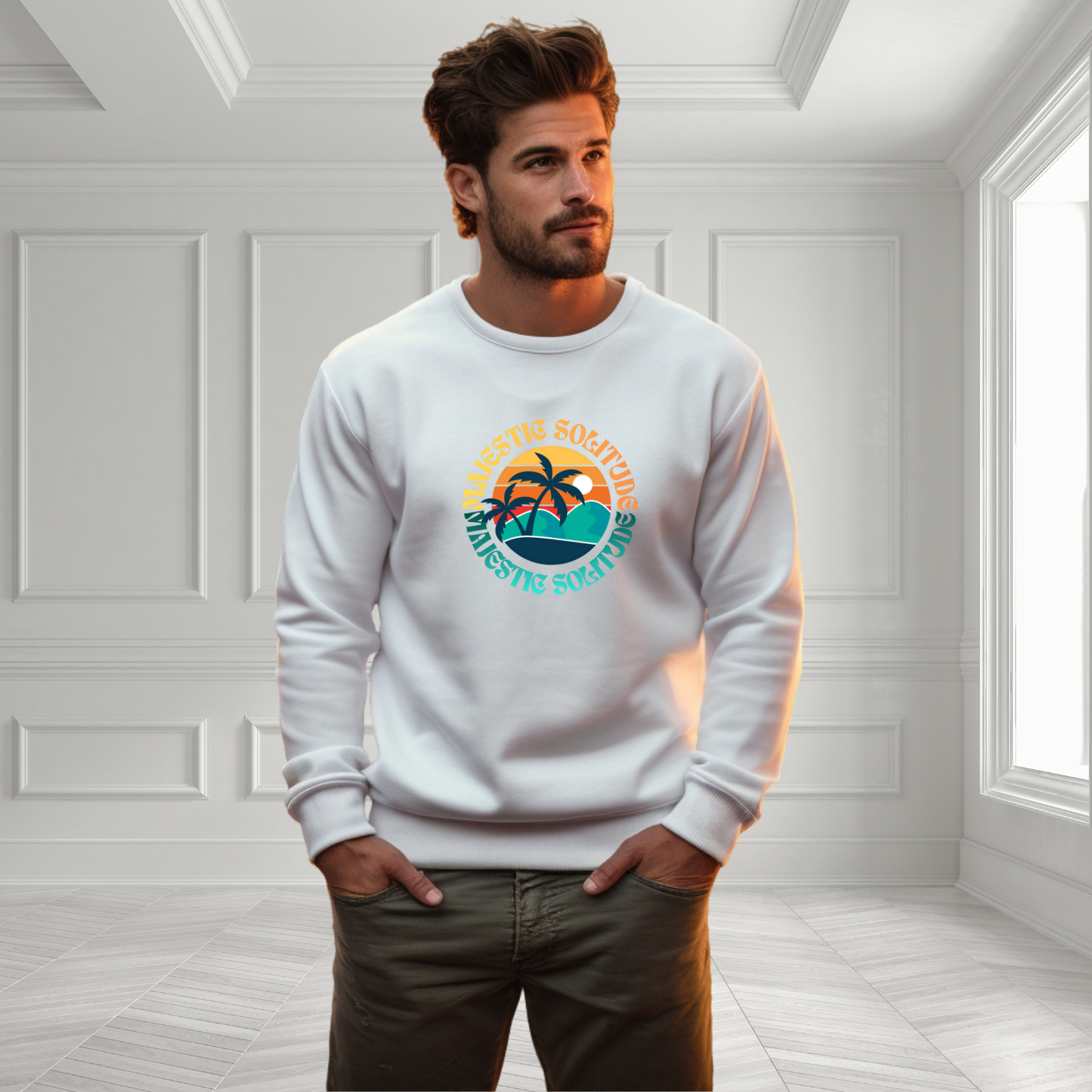 Majestic Solitude Crewneck Sweatshirt