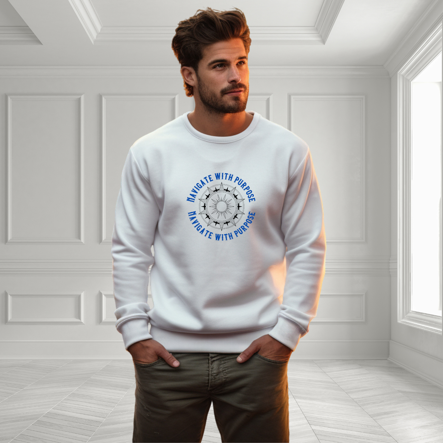 Navigate With Purpose Crewneck Sweatshirt