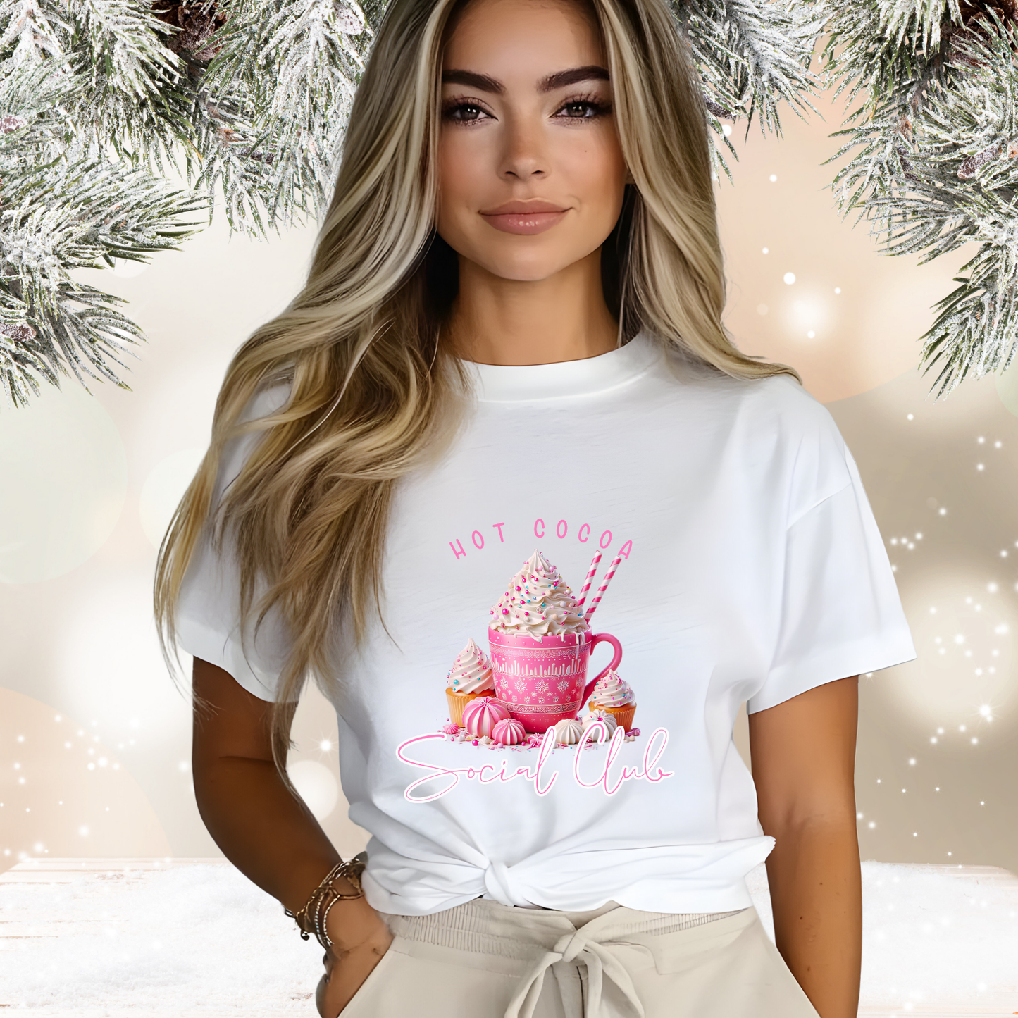Hot Cocoa Social Club T‑Shirt