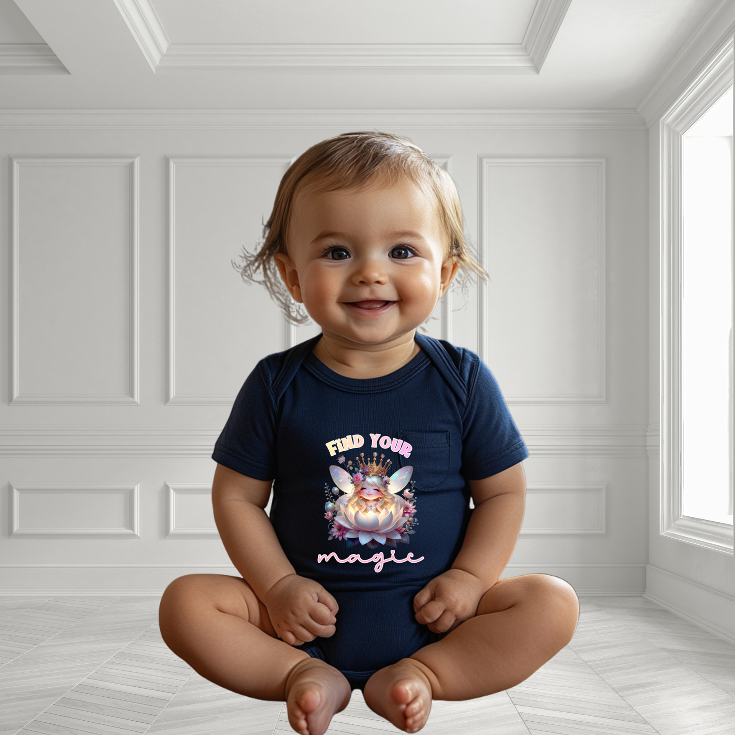 Find Your Magic Infant Short Sleeve Onesie
