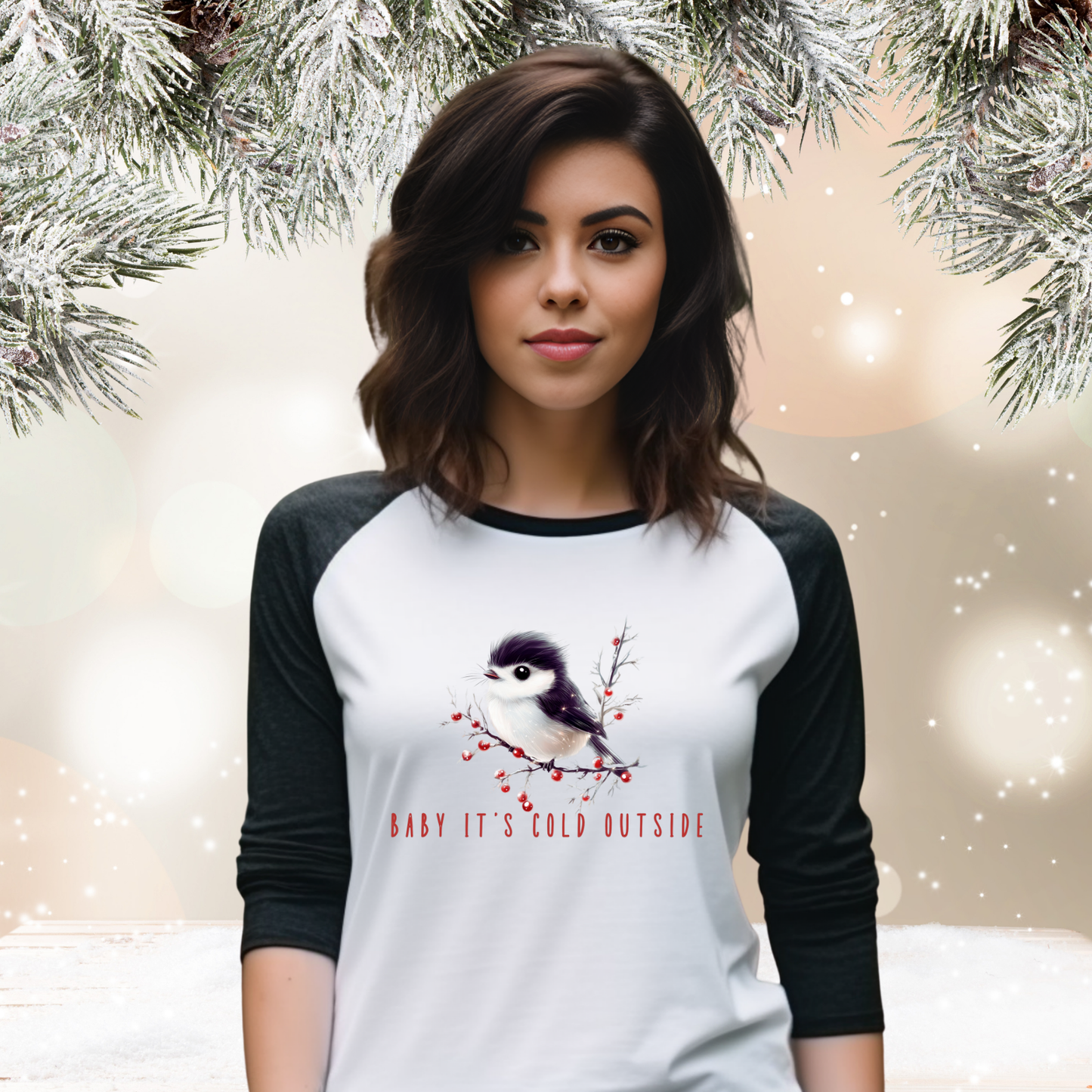 Baby It’s Cold Outside Baseball Tee