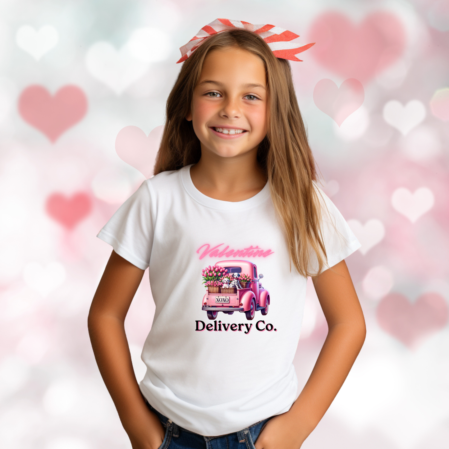 Valentine Delivery Co. Kid's T-Shirt