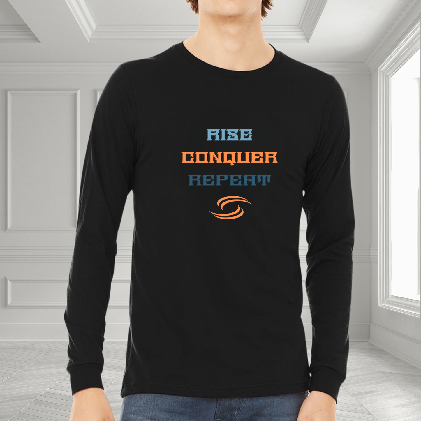 Rise, Conquer, Repeat Long Sleeve Tee