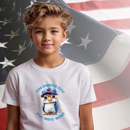 Star-Spangled Stud Kid’s T-Shirt
