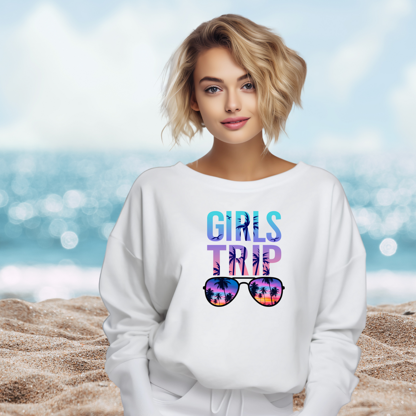 Girls Trip Crewneck Sweatshirt