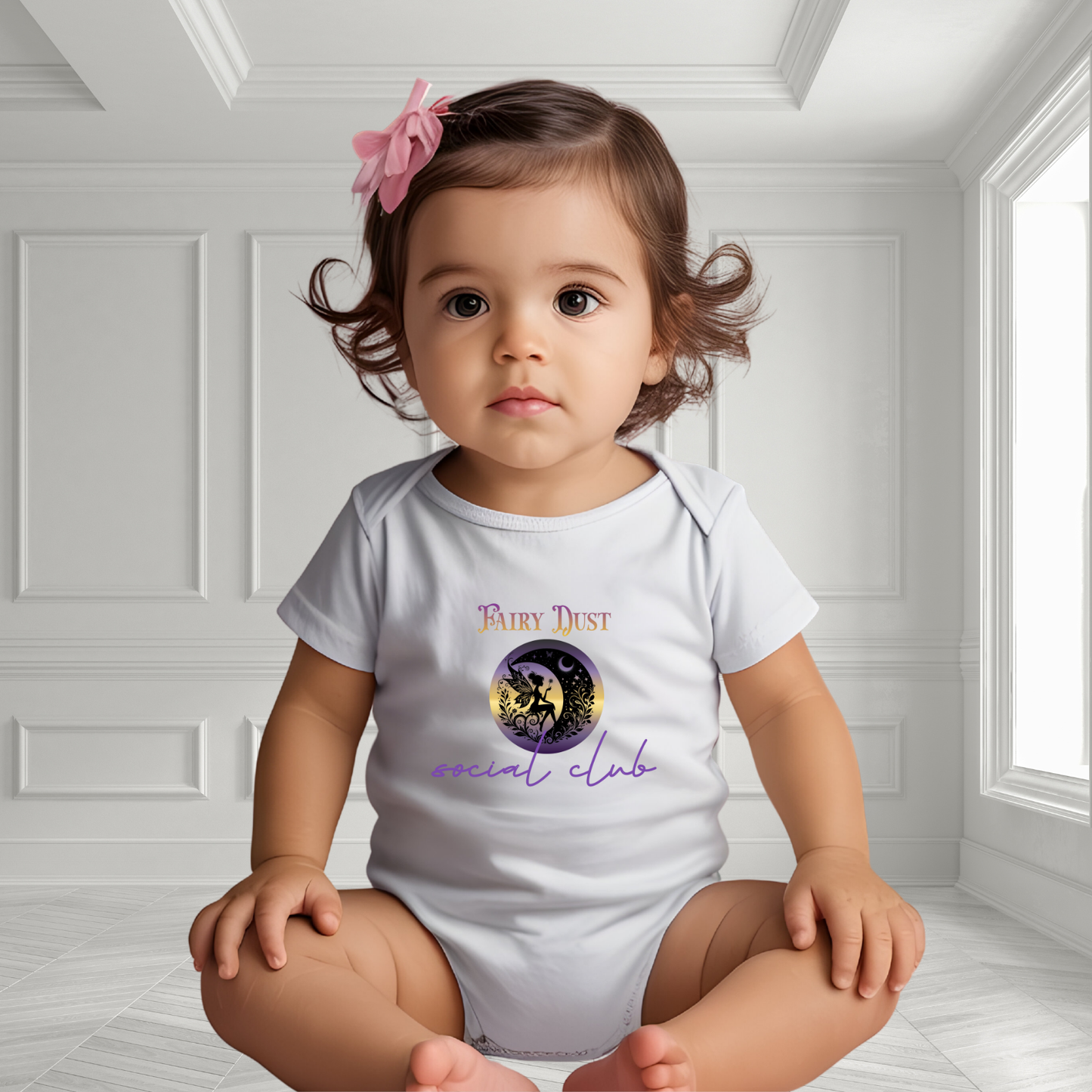 Fairy Dust Social Club Infant Short Sleeve Onesie