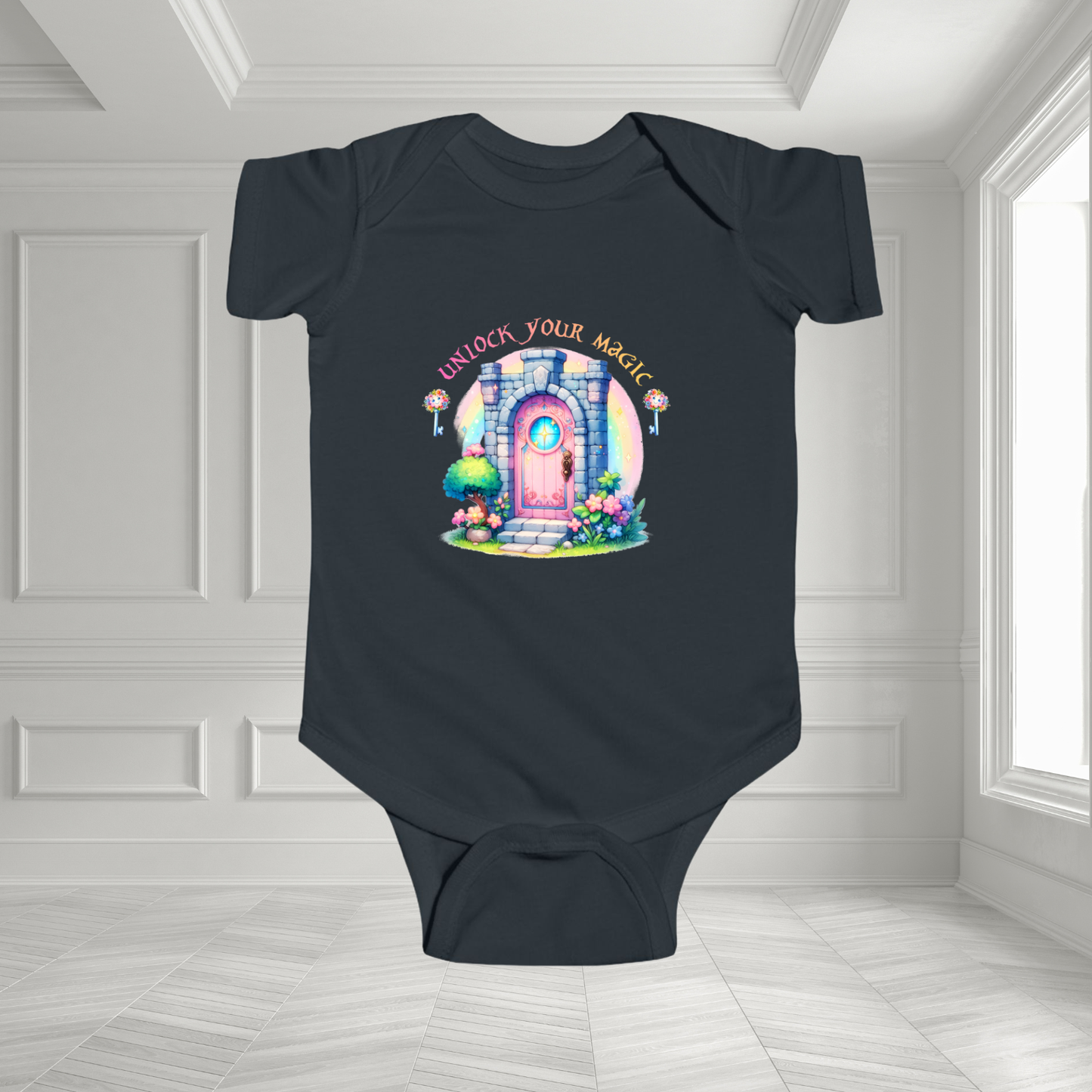 Unlock Your Magic Infant Short Sleeve Onesie