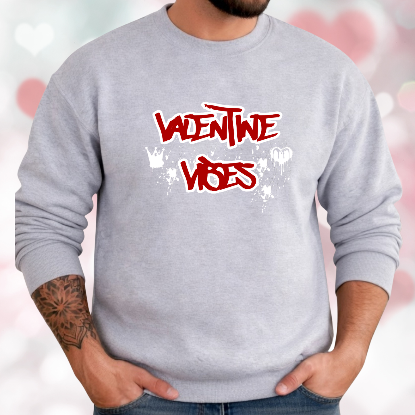 Valentine Vibes Crewneck Sweatshirt