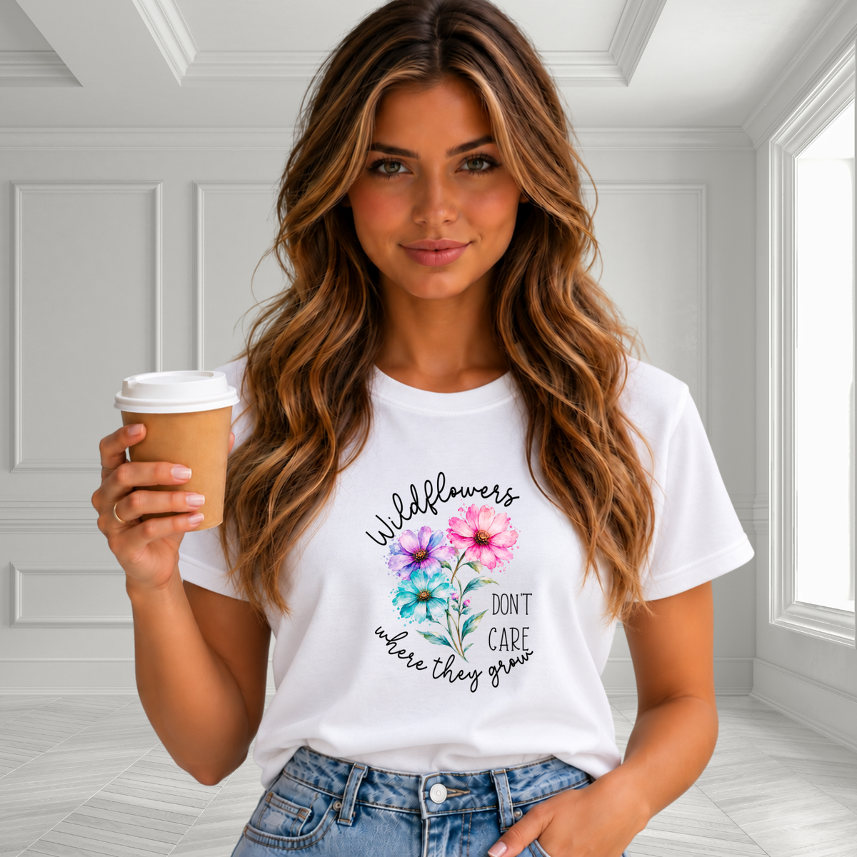 Wildflowers Don’t Care Where They Grow T-Shirt