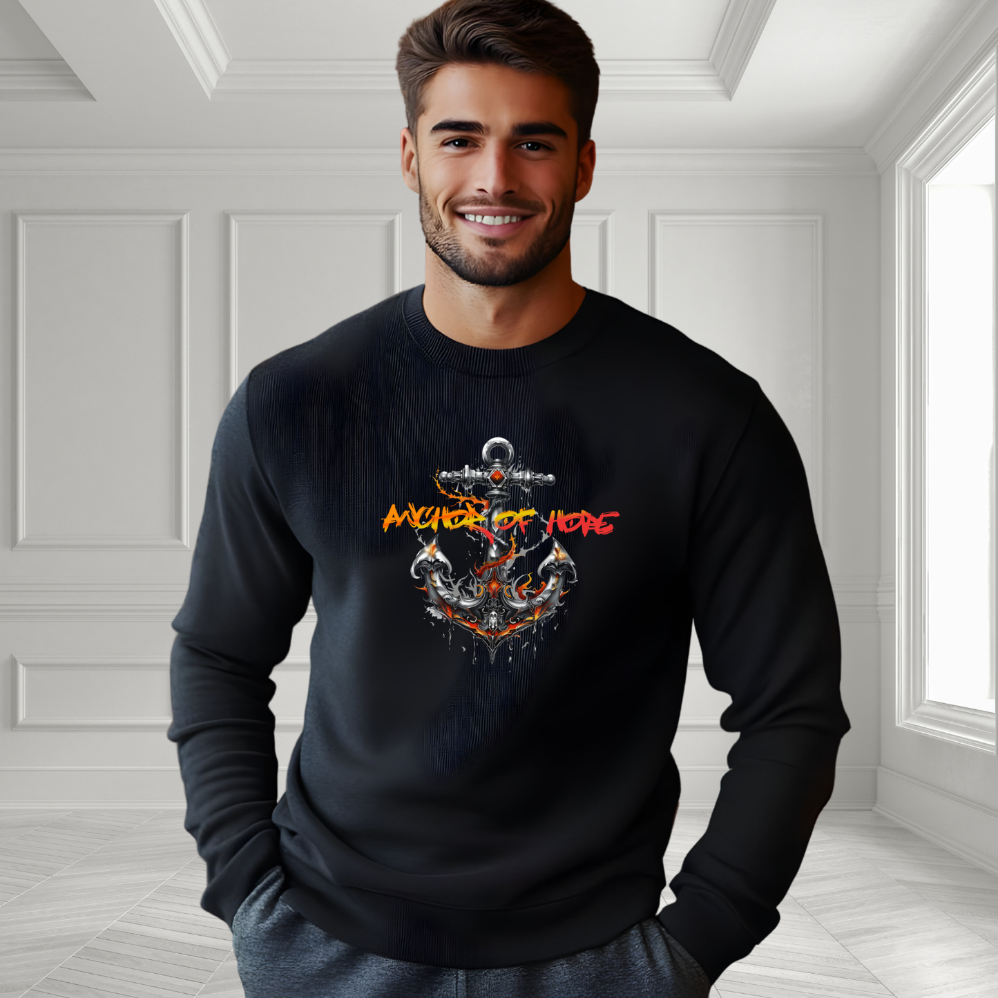 Anchor Of Hope Crewneck Sweatshirt