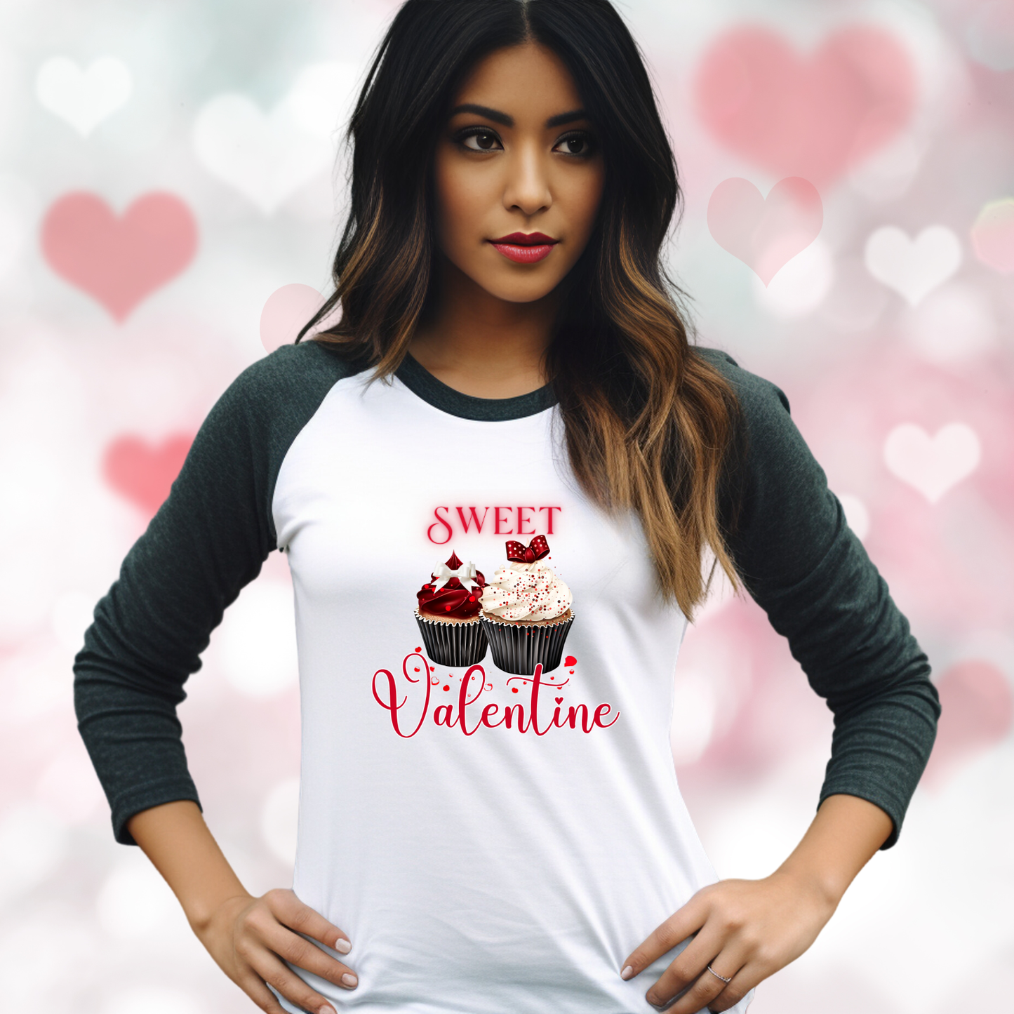 Sweet Valentine Baseball Tee