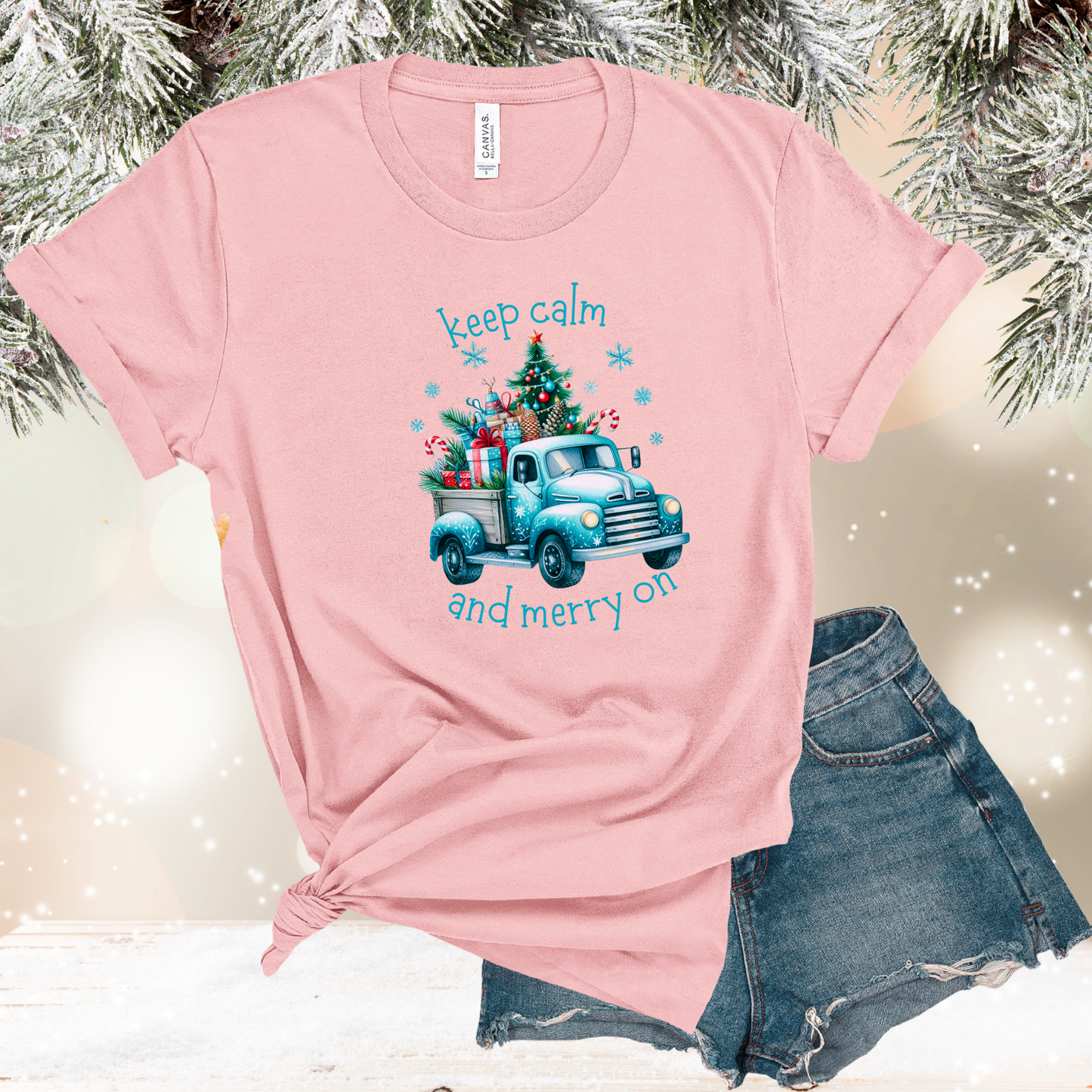 Keep Calm And Merry On T-Shirt