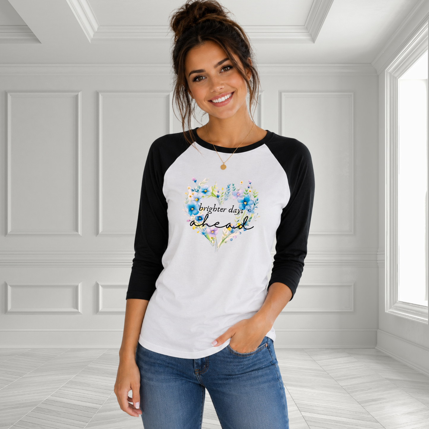 Brighter Days Ahead Baseball Tee