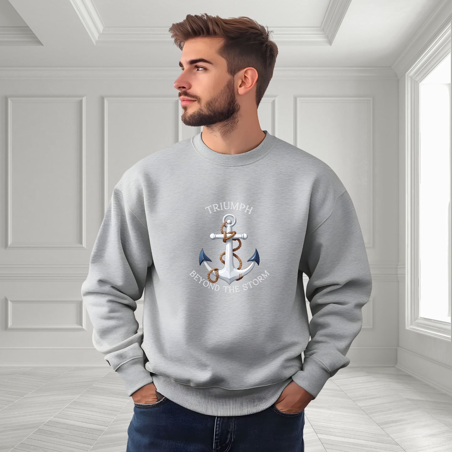 Triumph Beyond The Storm Crewneck Sweatshirt