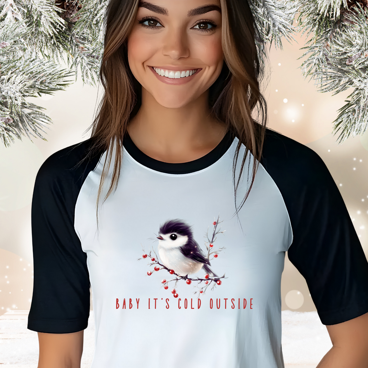 Baby It’s Cold Outside Baseball Tee