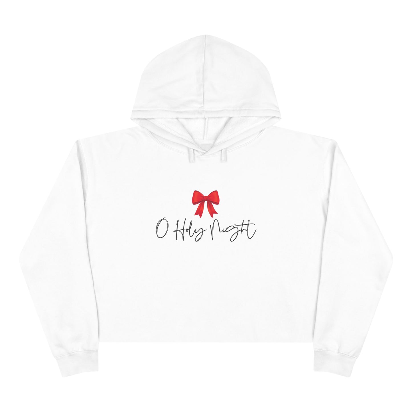 O Holy Night Crop Hoodie