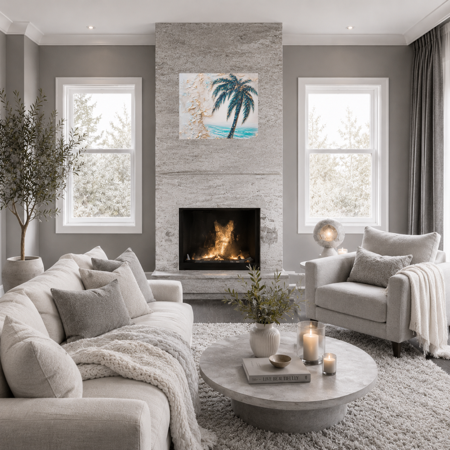 Palm Of Promise Canvas Wall Art