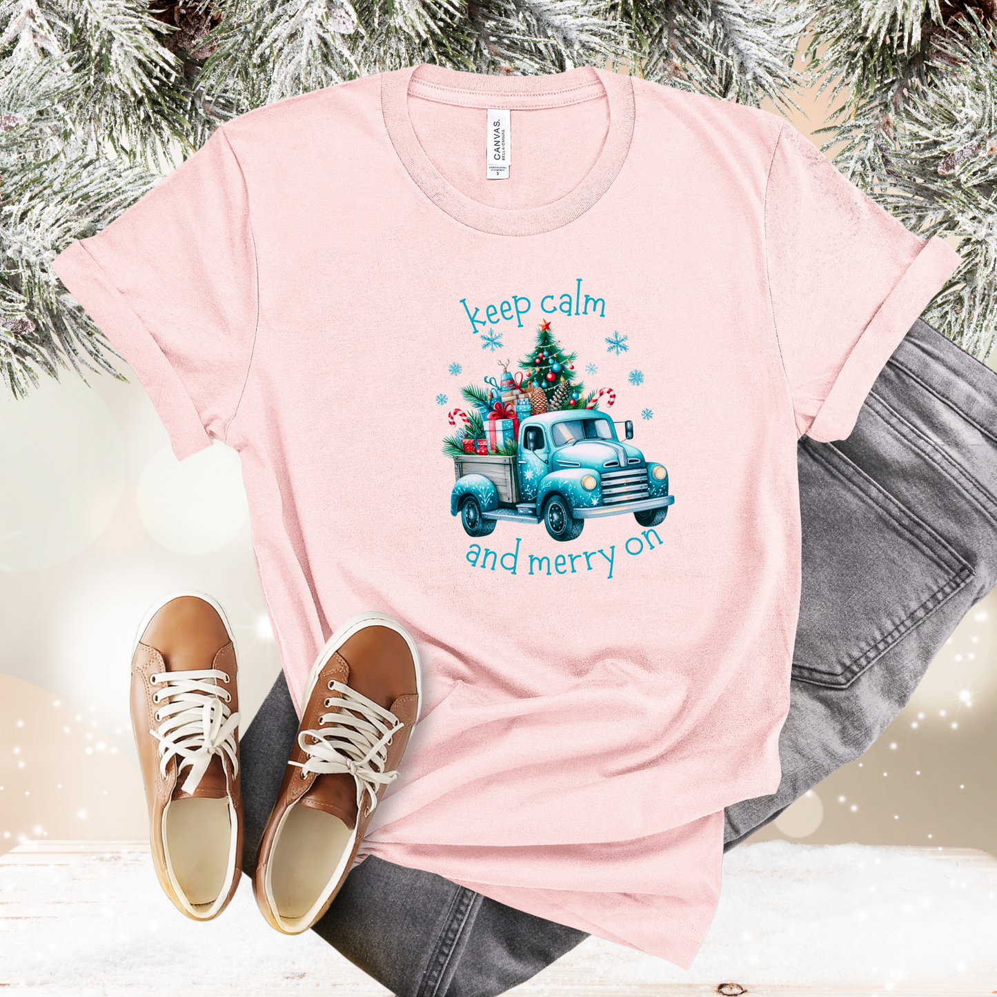Keep Calm And Merry On T-Shirt